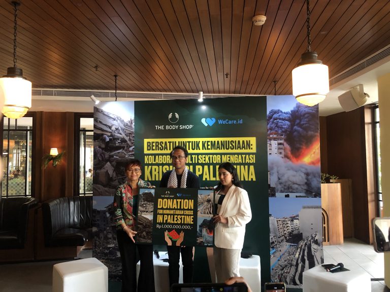 Dukung Palestina, The Body Shop Donasi Rp 1 M Melalui WeCare.id | Empower